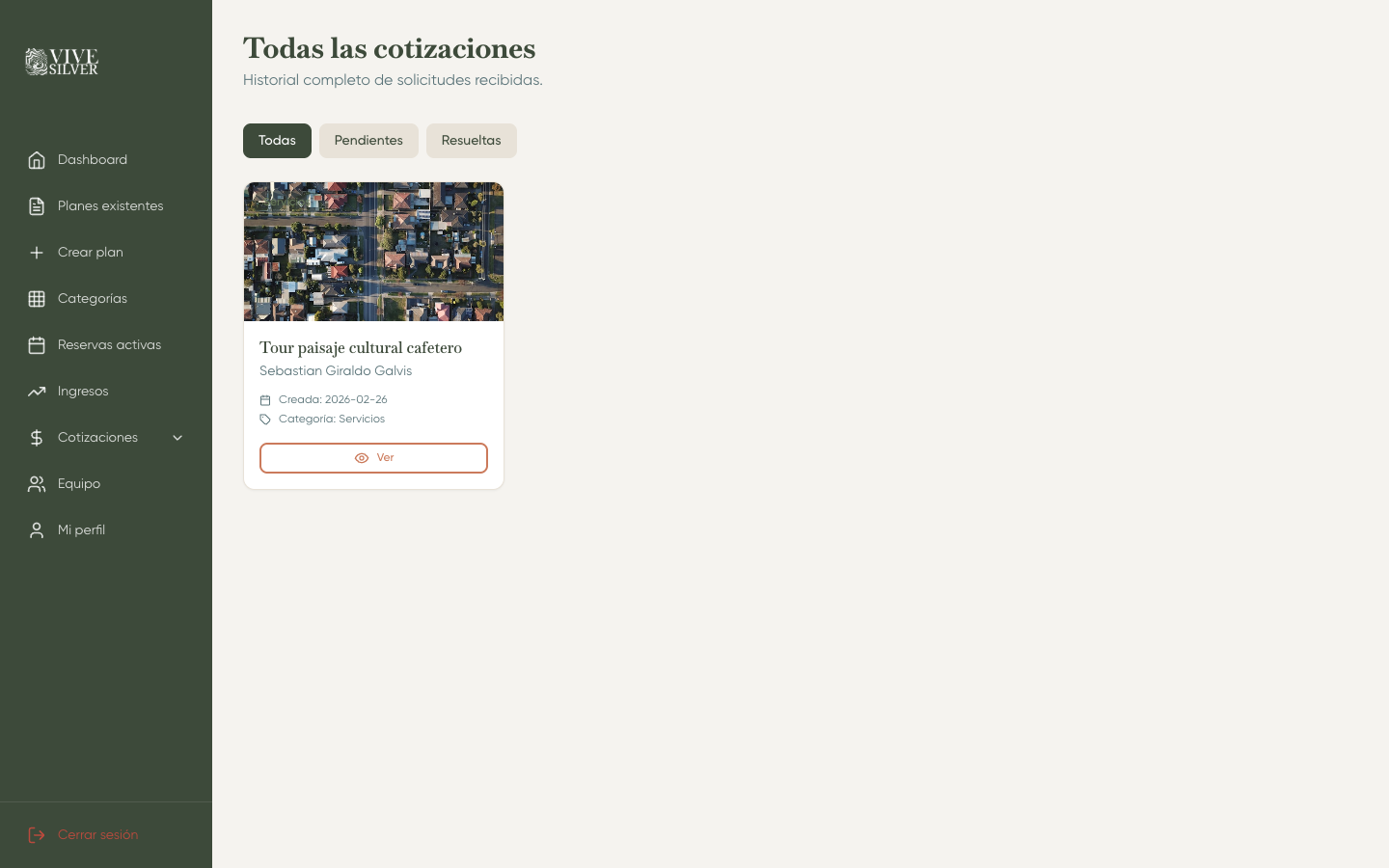 Todas las cotizaciones